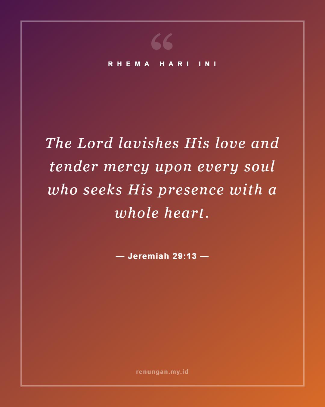 Jeremiah 29:13
