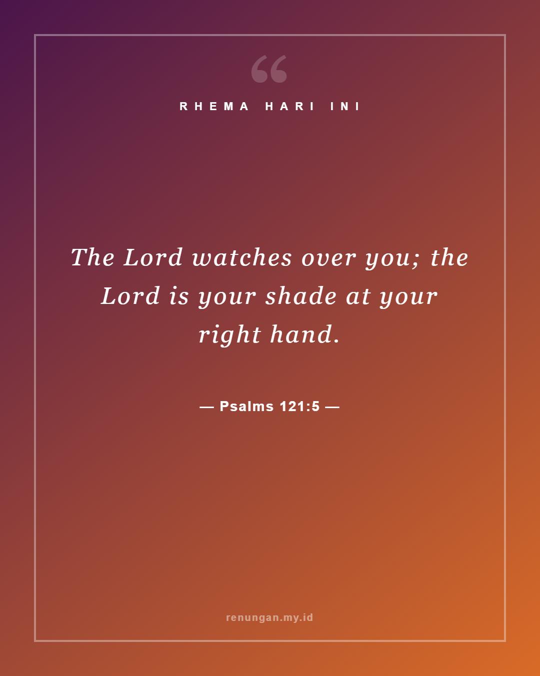 Psalms 121:5
