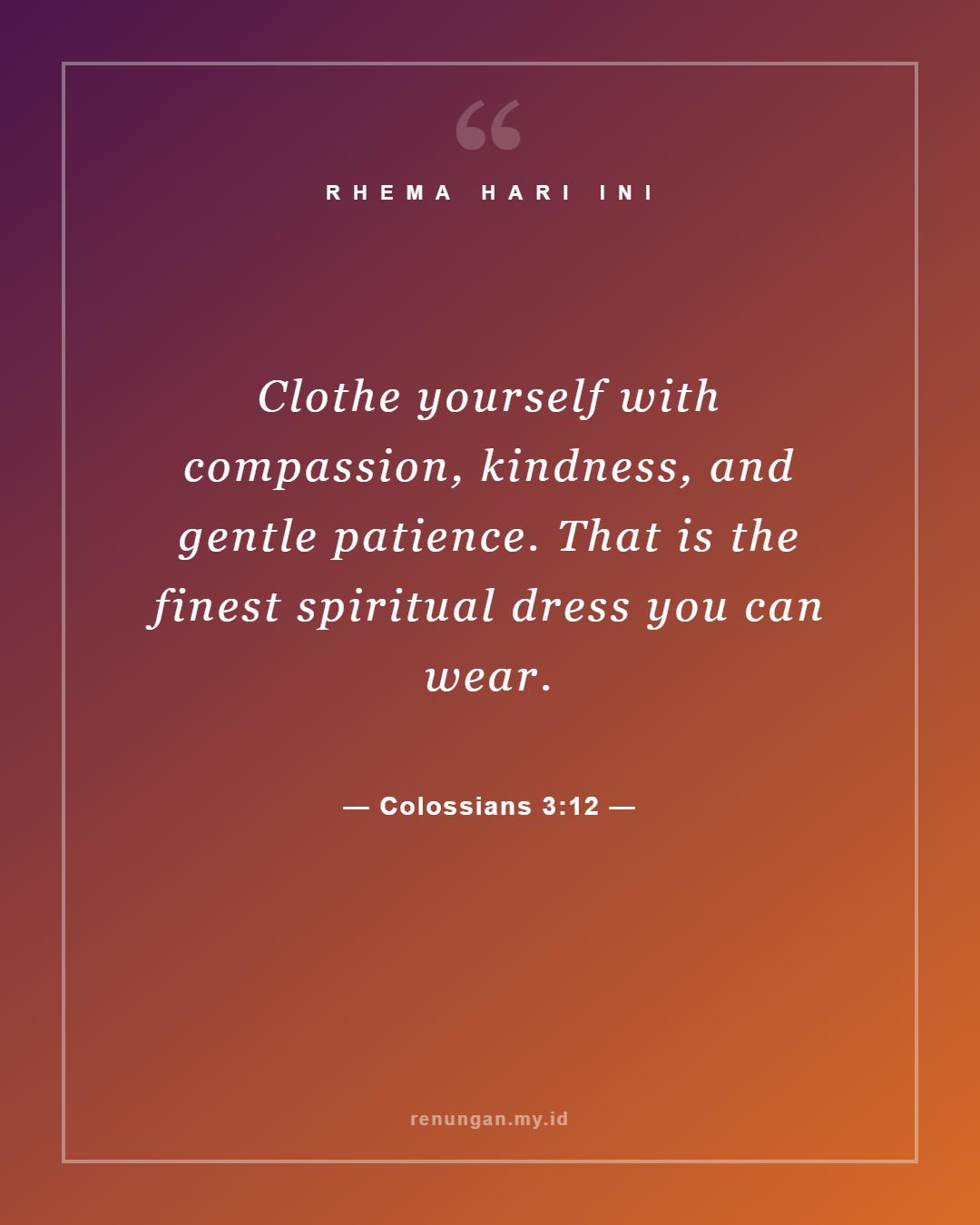 Colossians 3:12