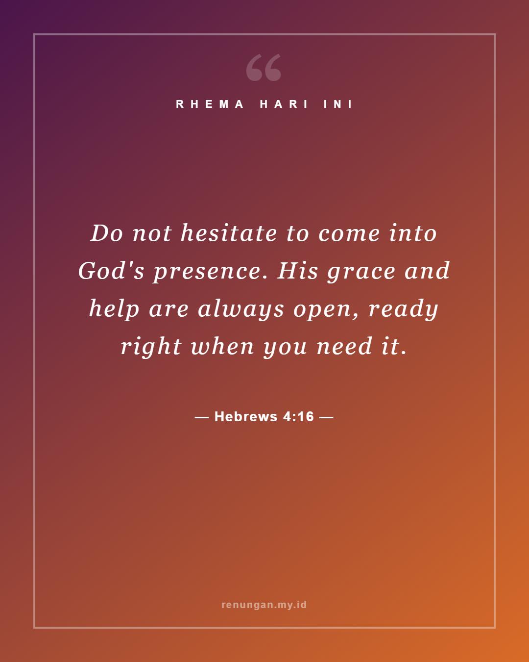Hebrews 4:16