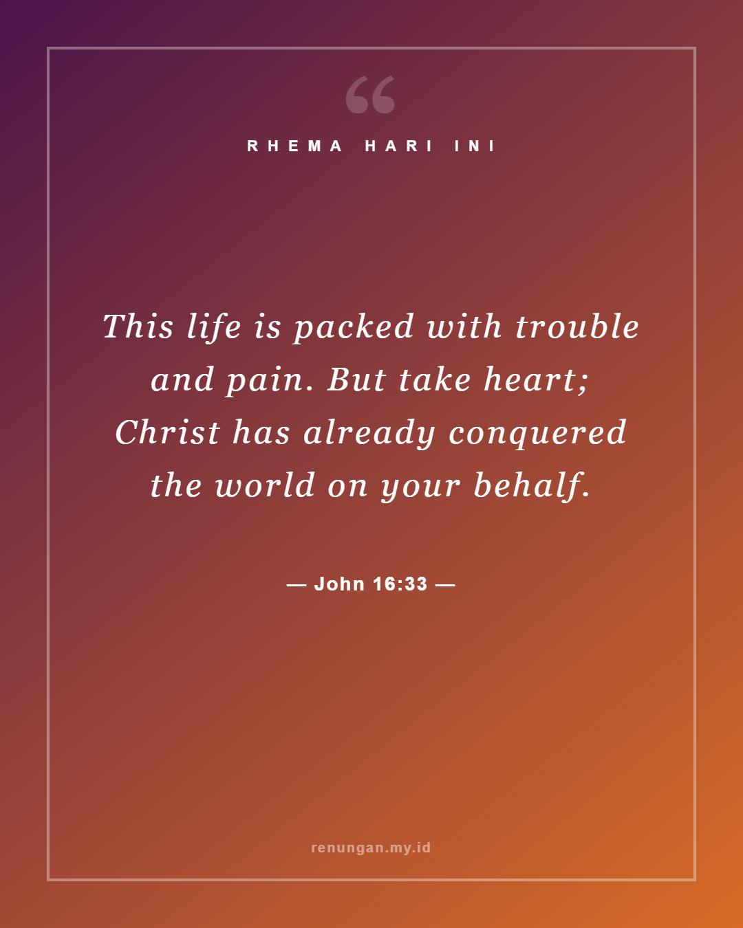 John 16:33