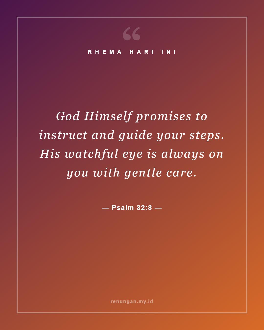 Psalm 32:8