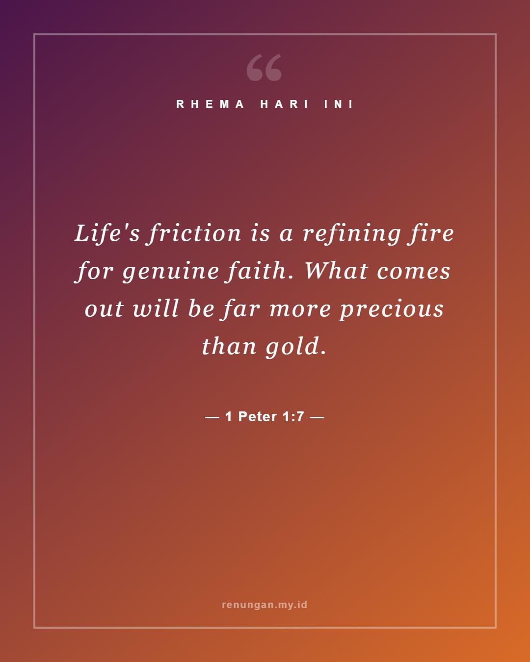 1 Peter 1:7