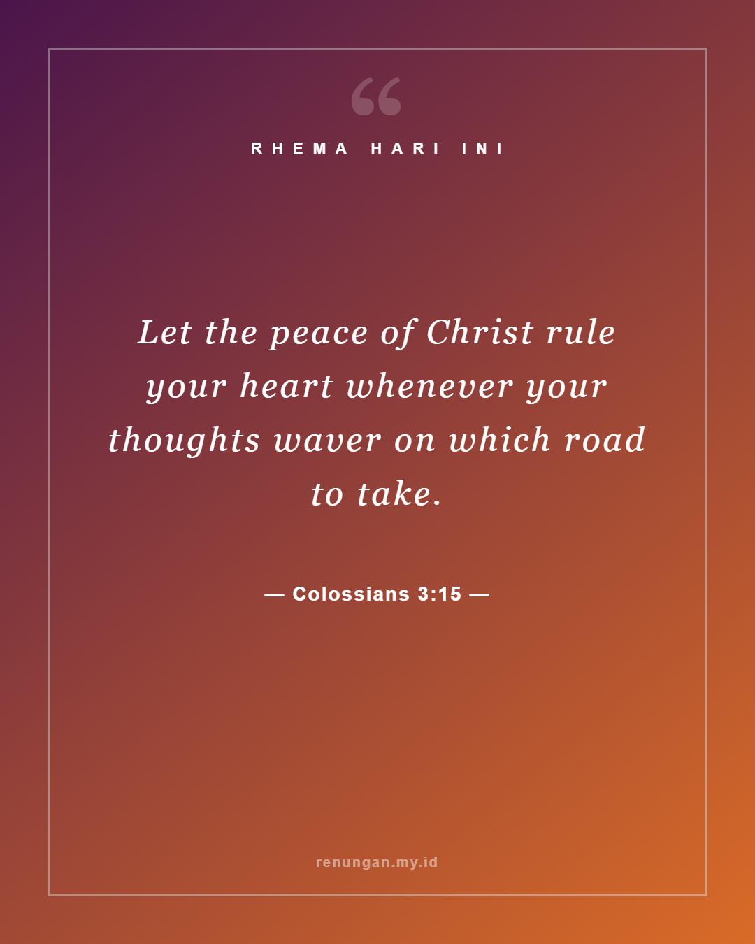Colossians 3:15