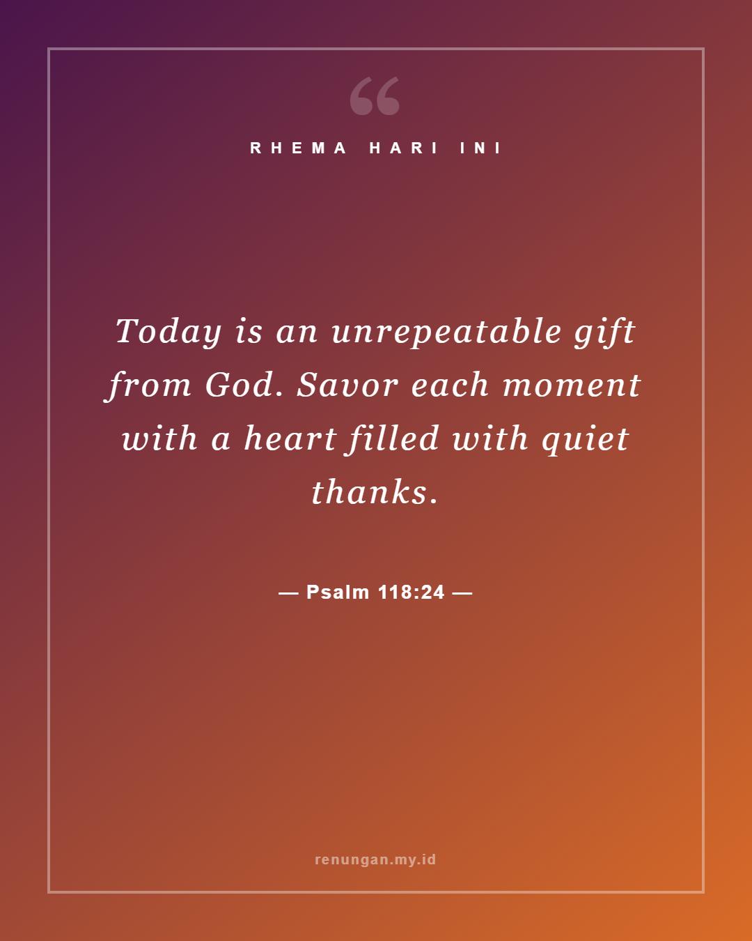 Psalm 118:24