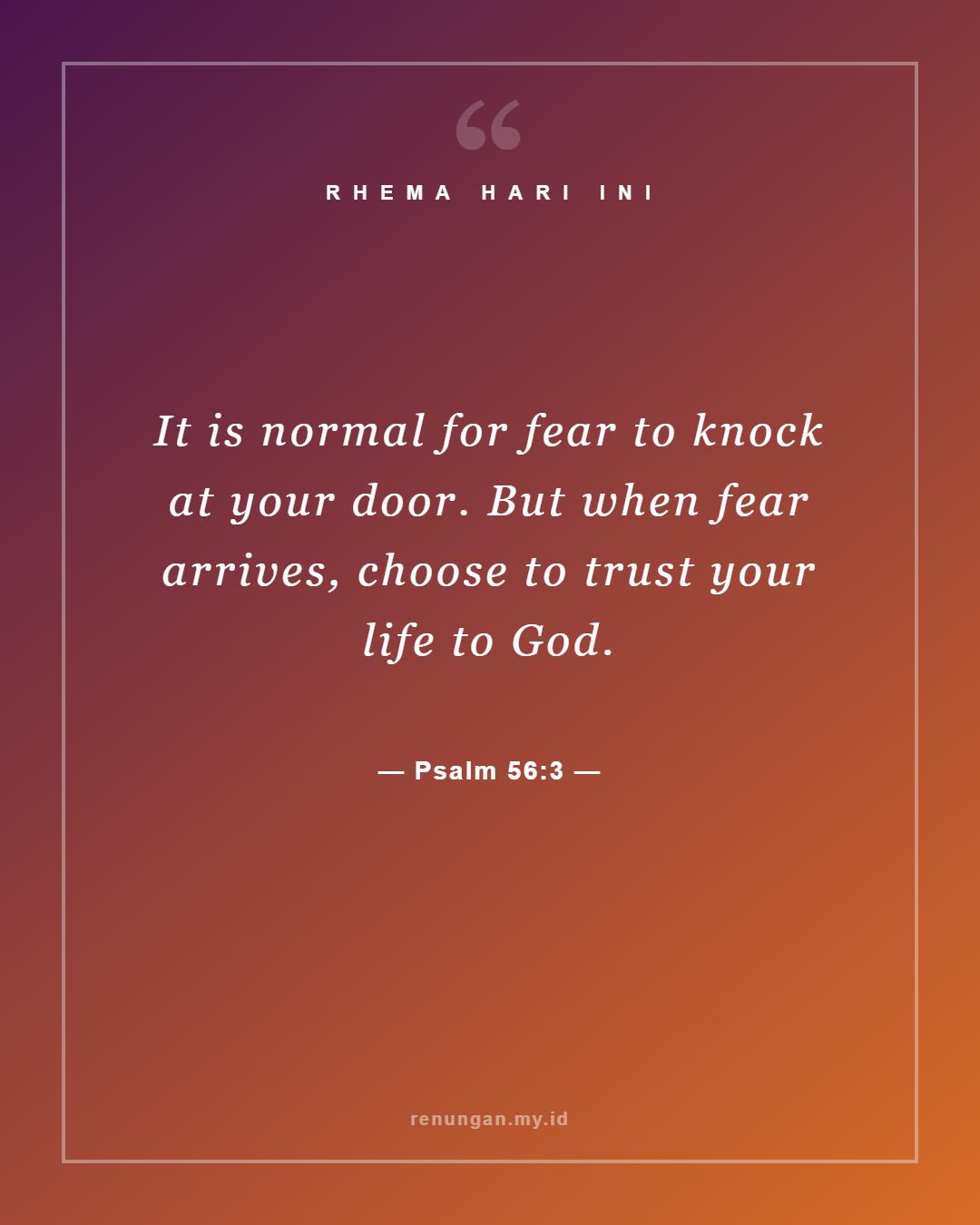 Psalm 56:3