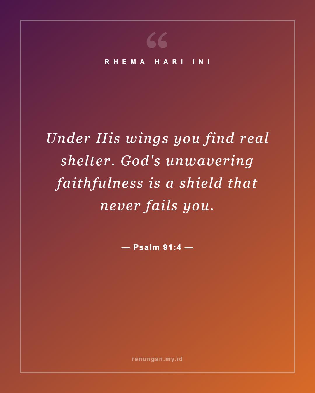 Psalm 91:4