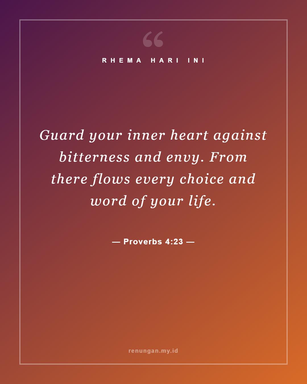 Proverbs 4:23