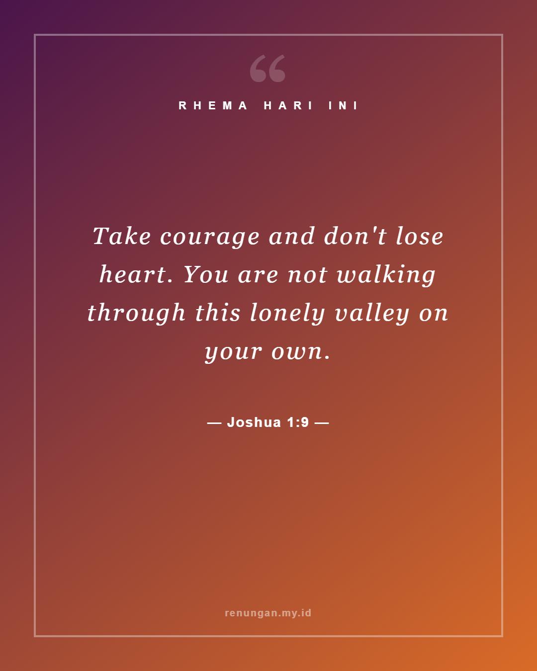 Joshua 1:9
