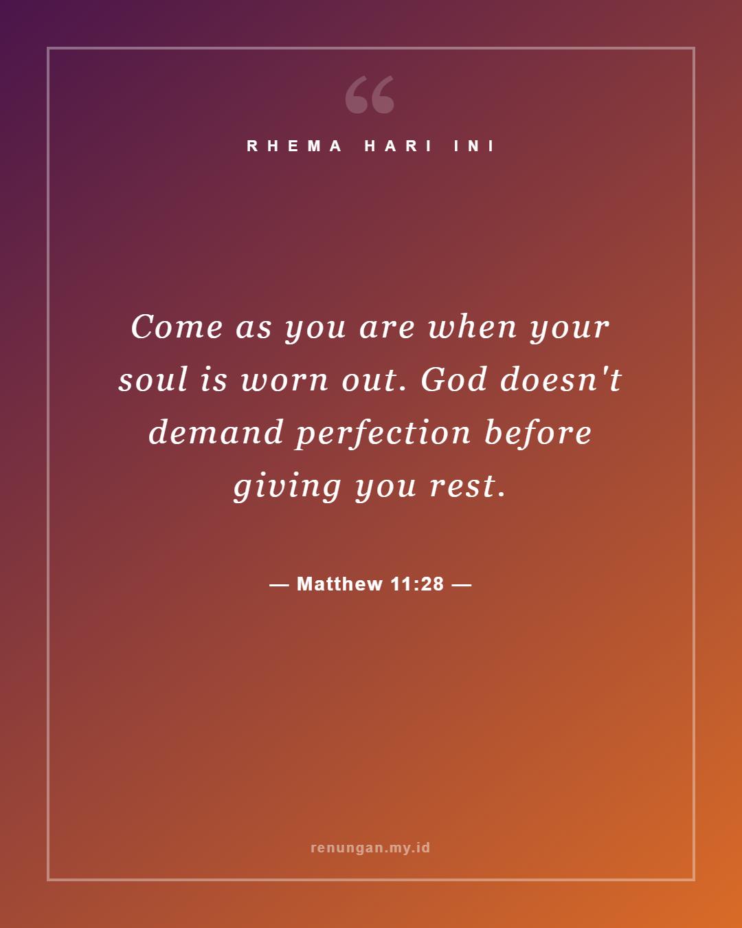 Matthew 11:28