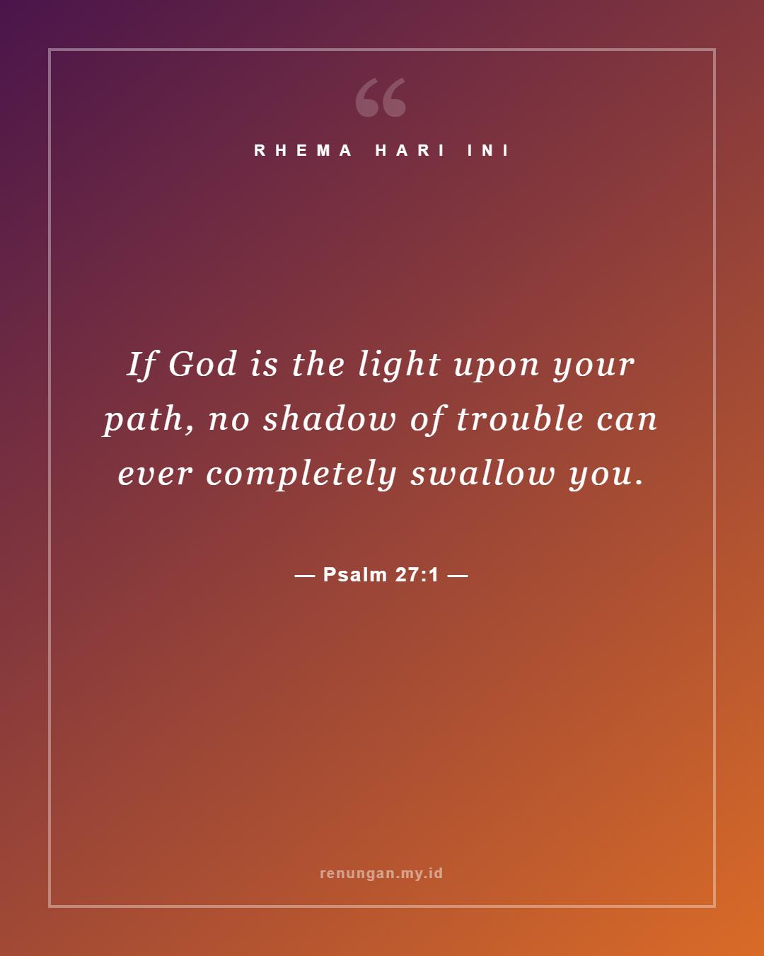 Psalm 27:1