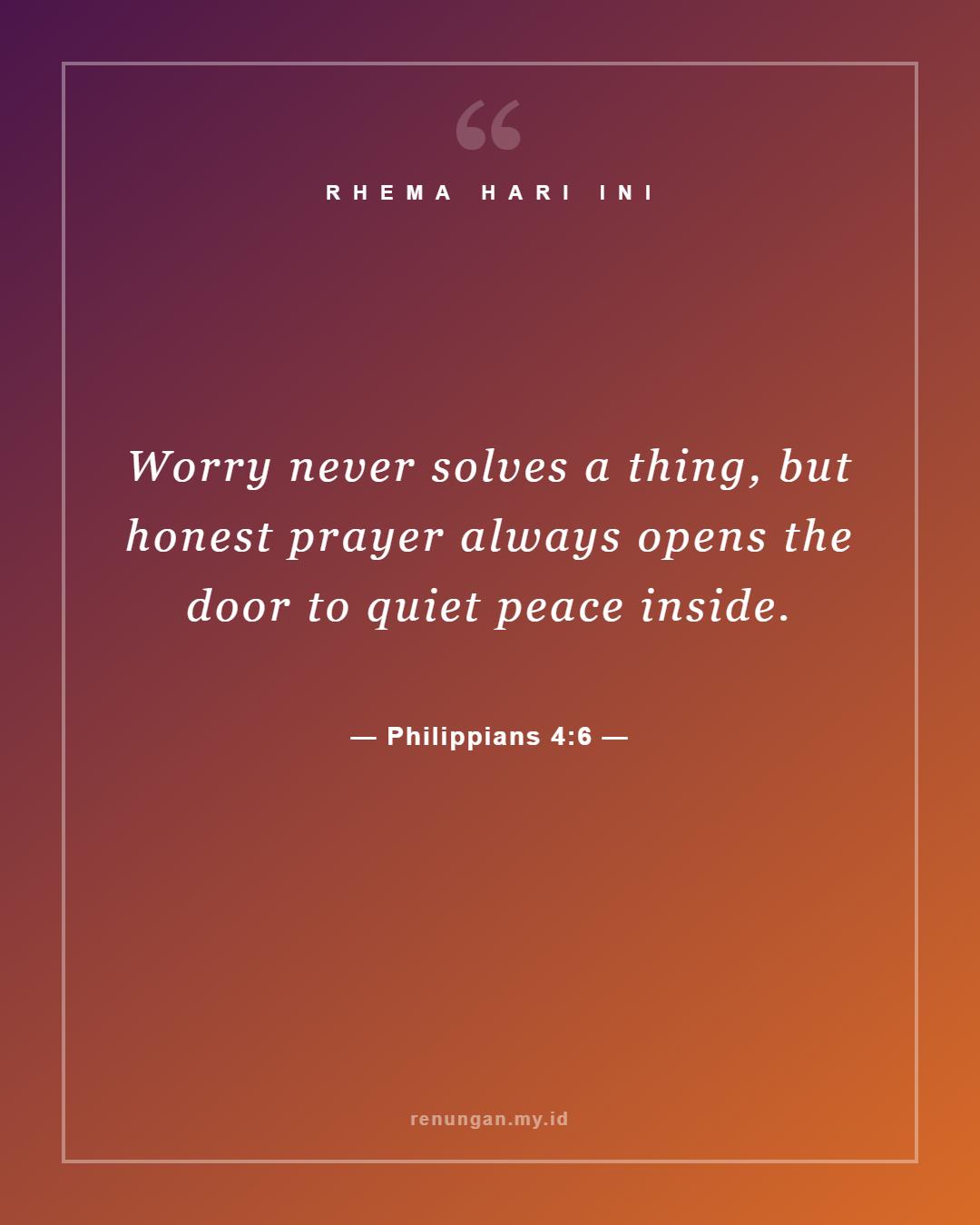 Philippians 4:6