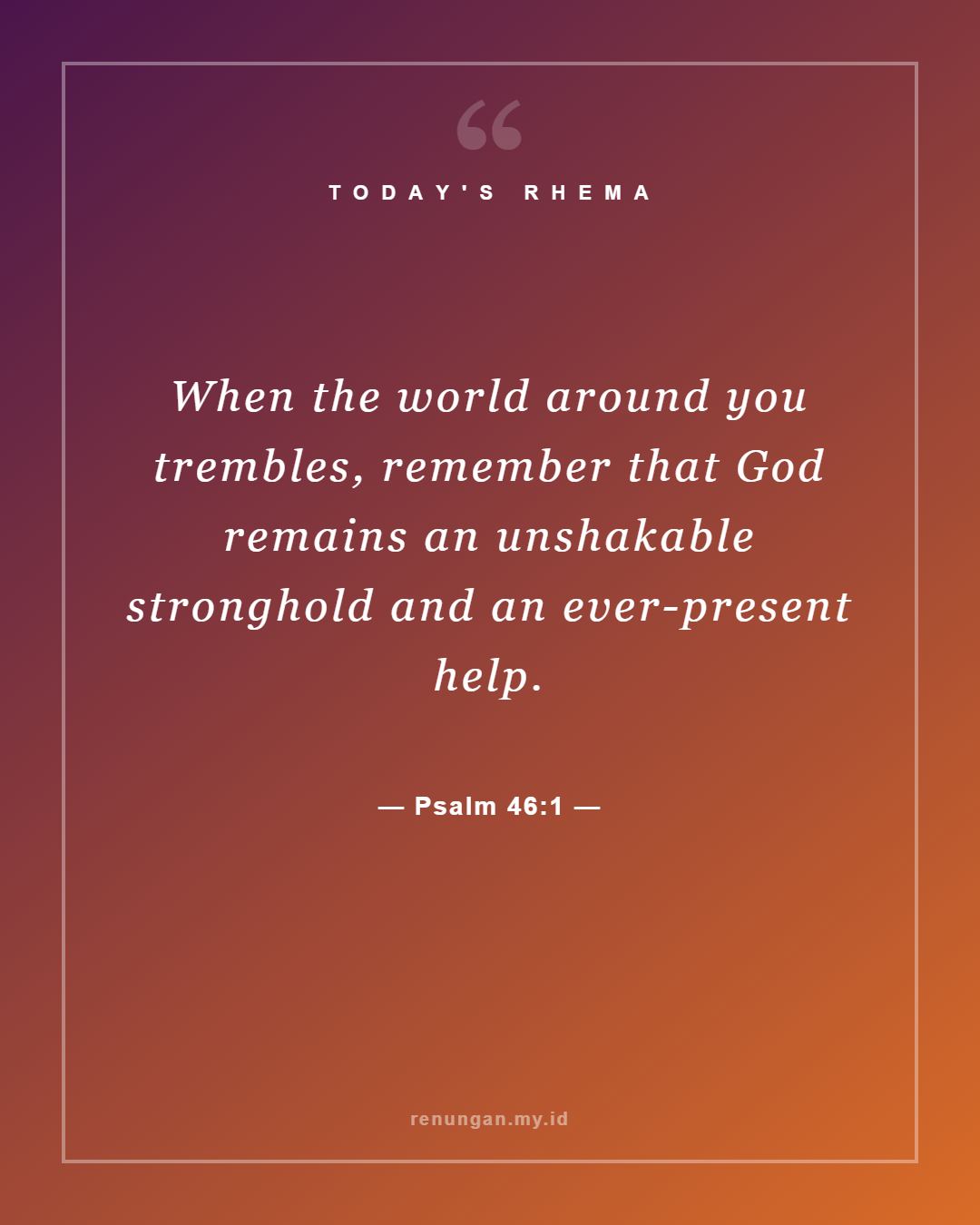 Psalm 46:1