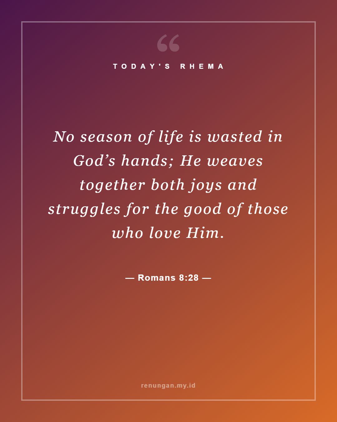 Romans 8:28