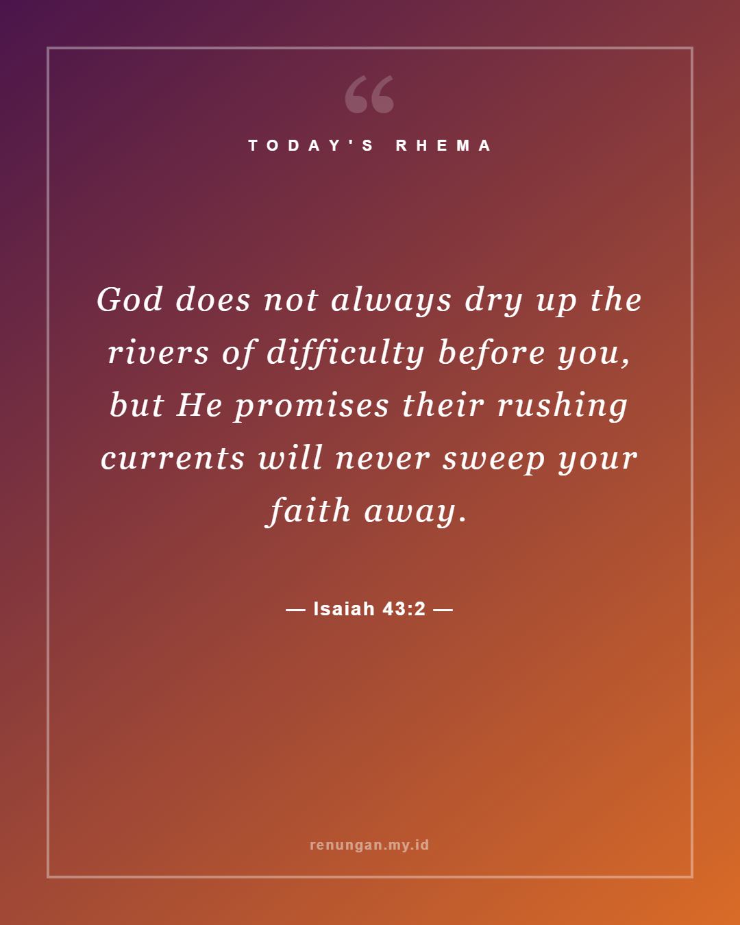 Isaiah 43:2