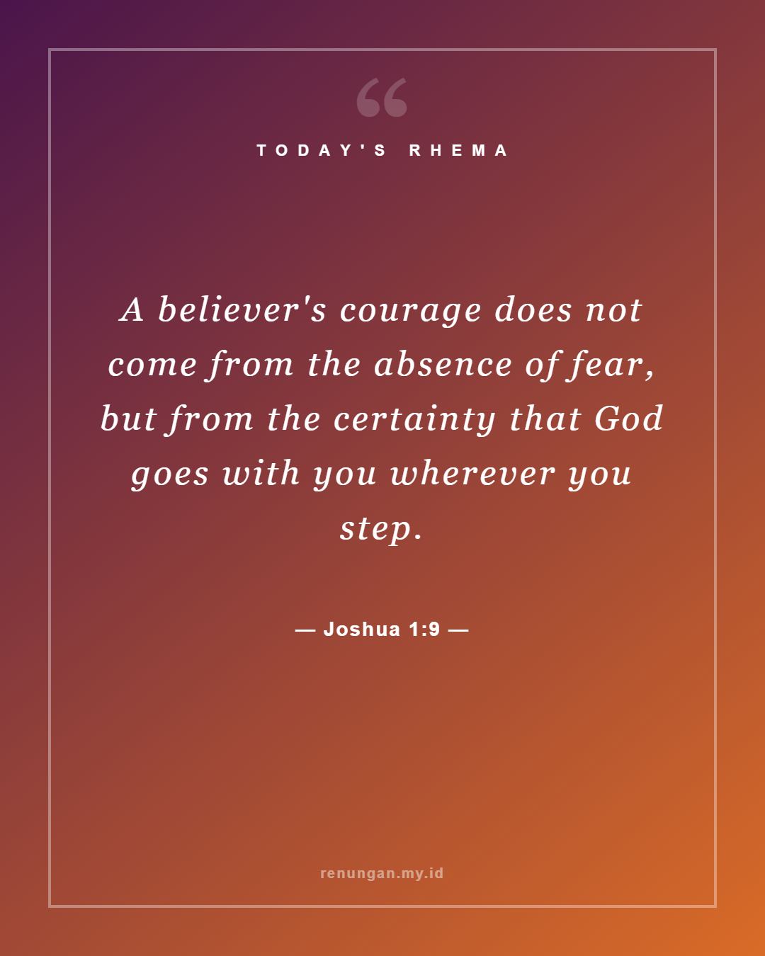 Joshua 1:9