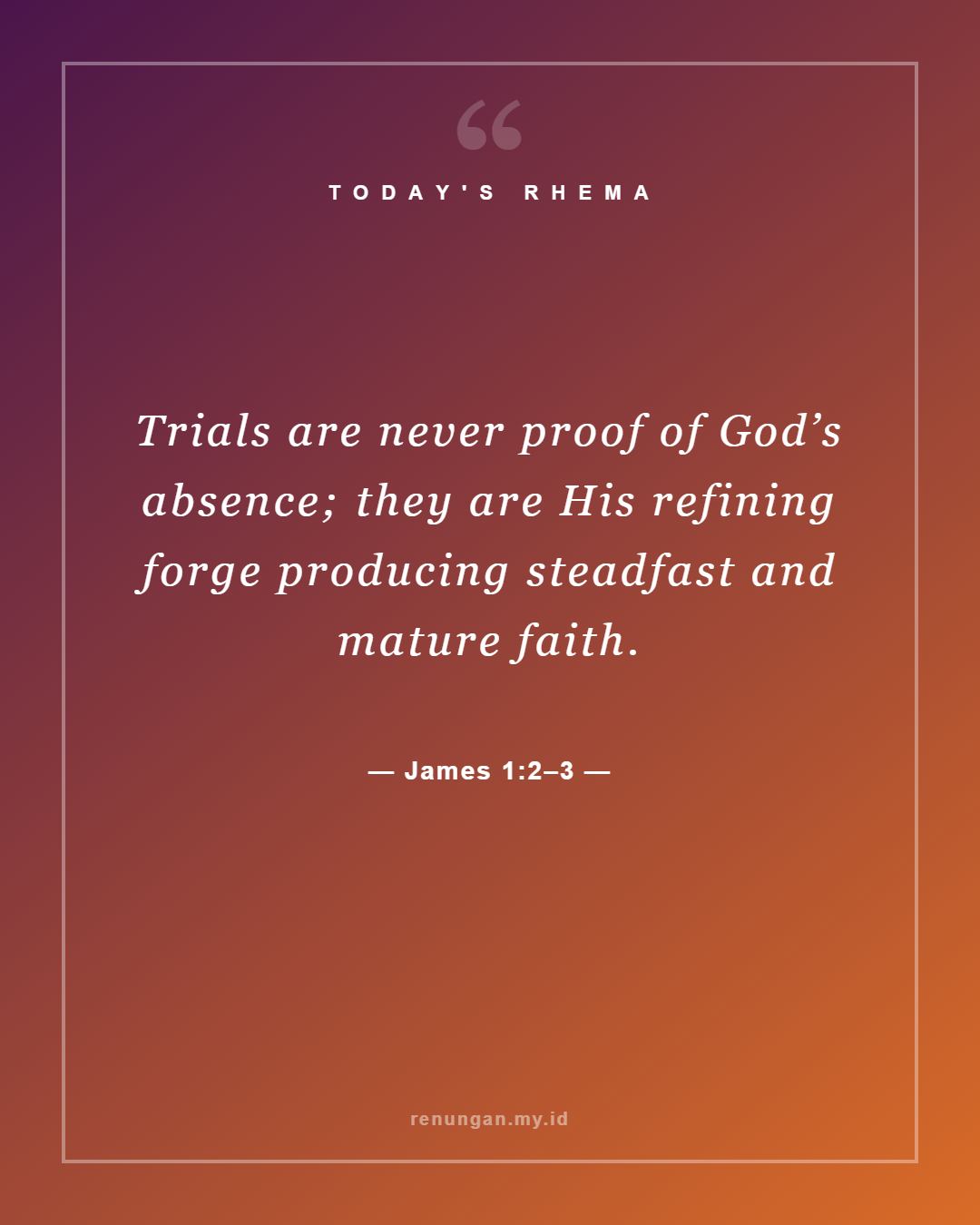 James 1:2–3