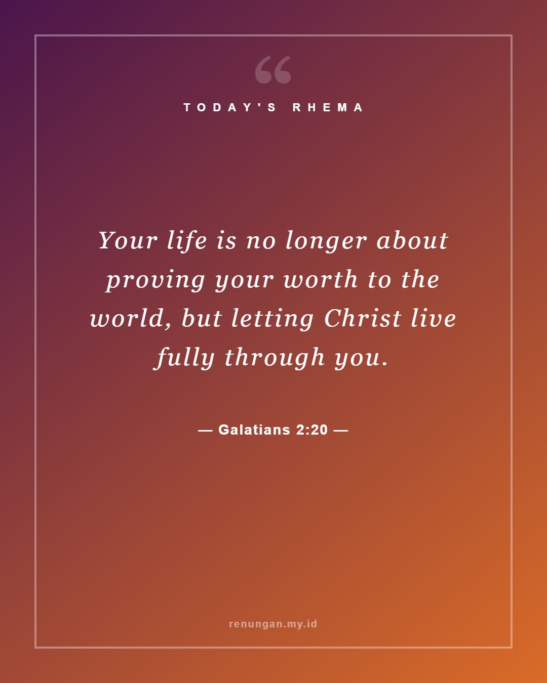 Galatians 2:20
