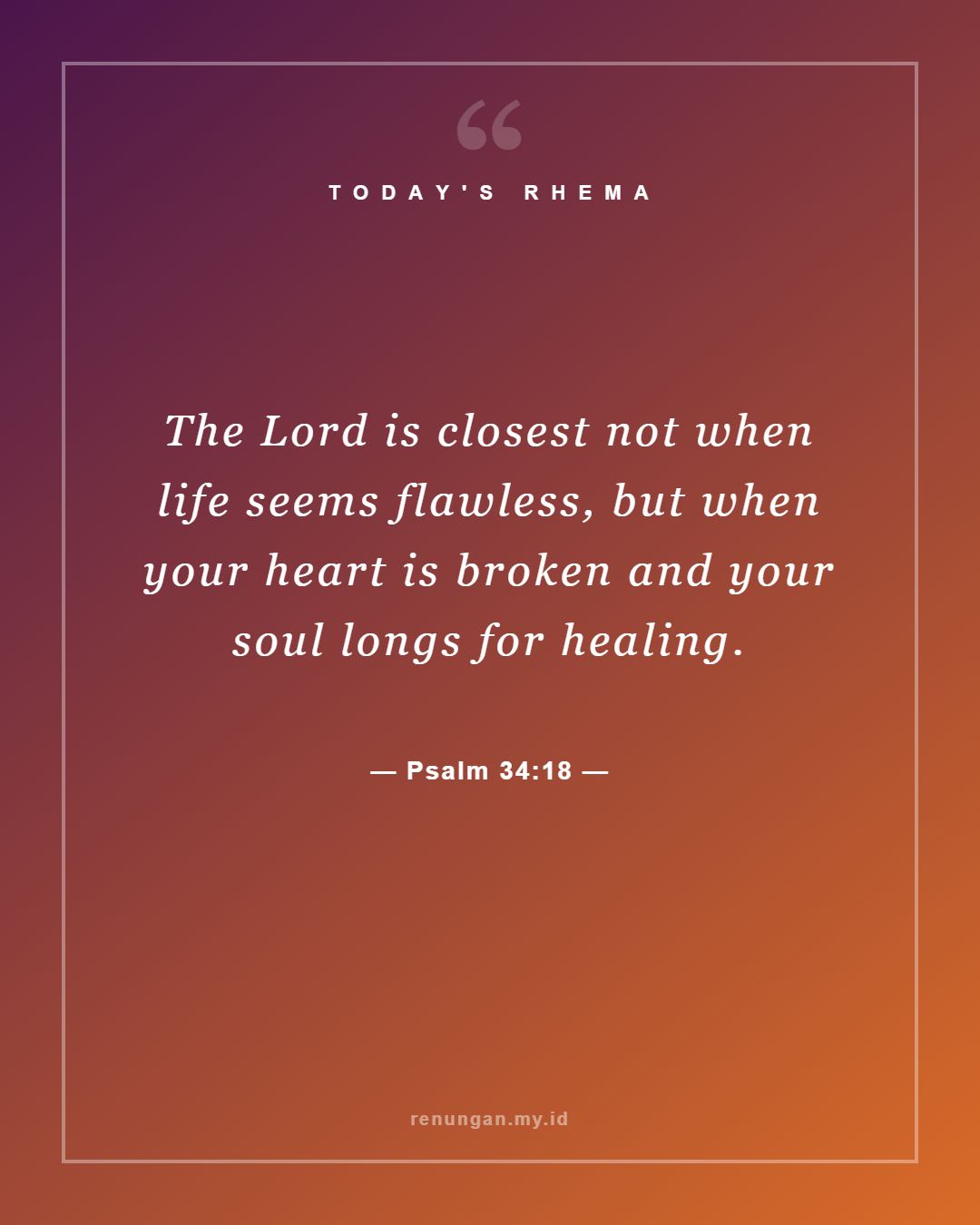 Psalm 34:18