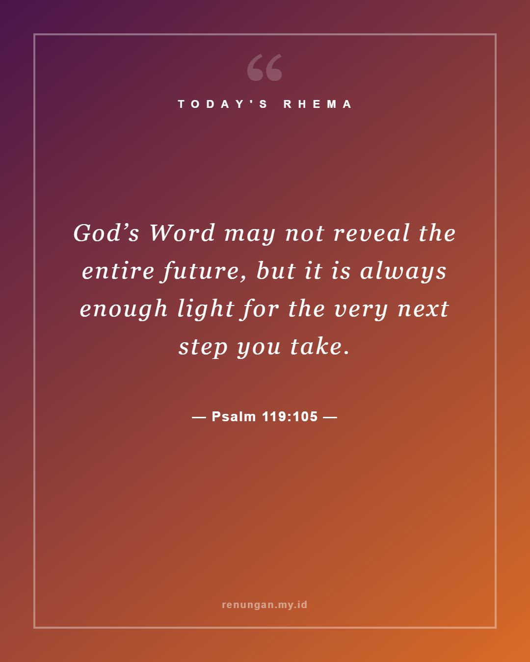 Psalm 119:105