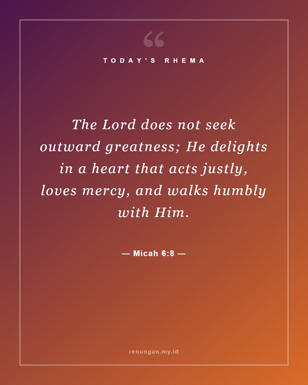 Micah 6:8
