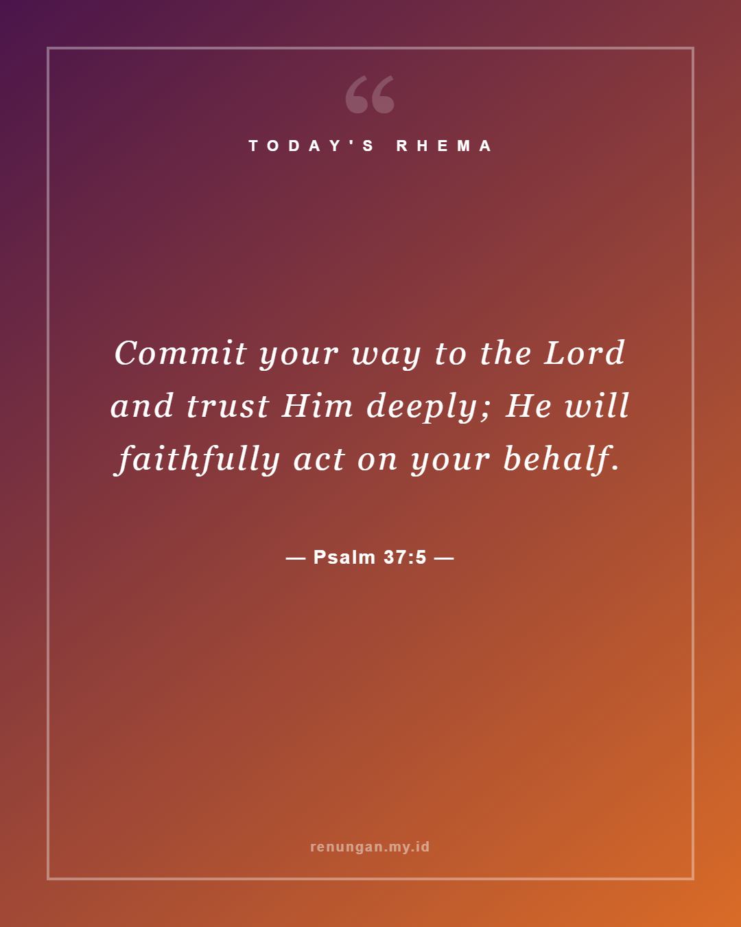 Psalm 37:5