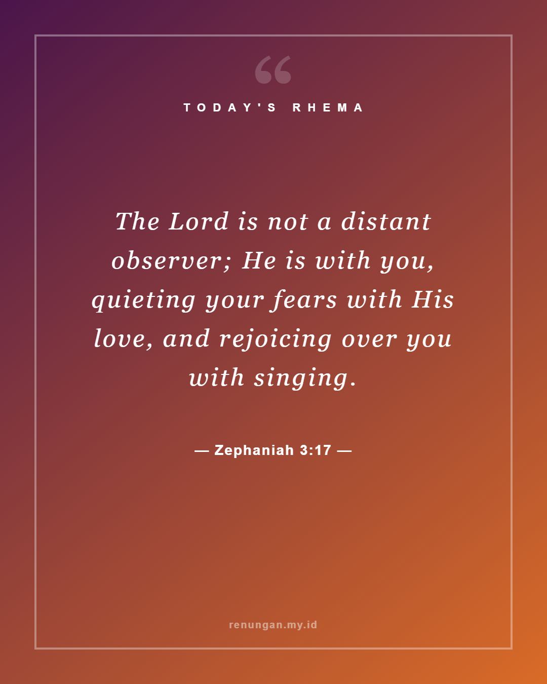 Zephaniah 3:17