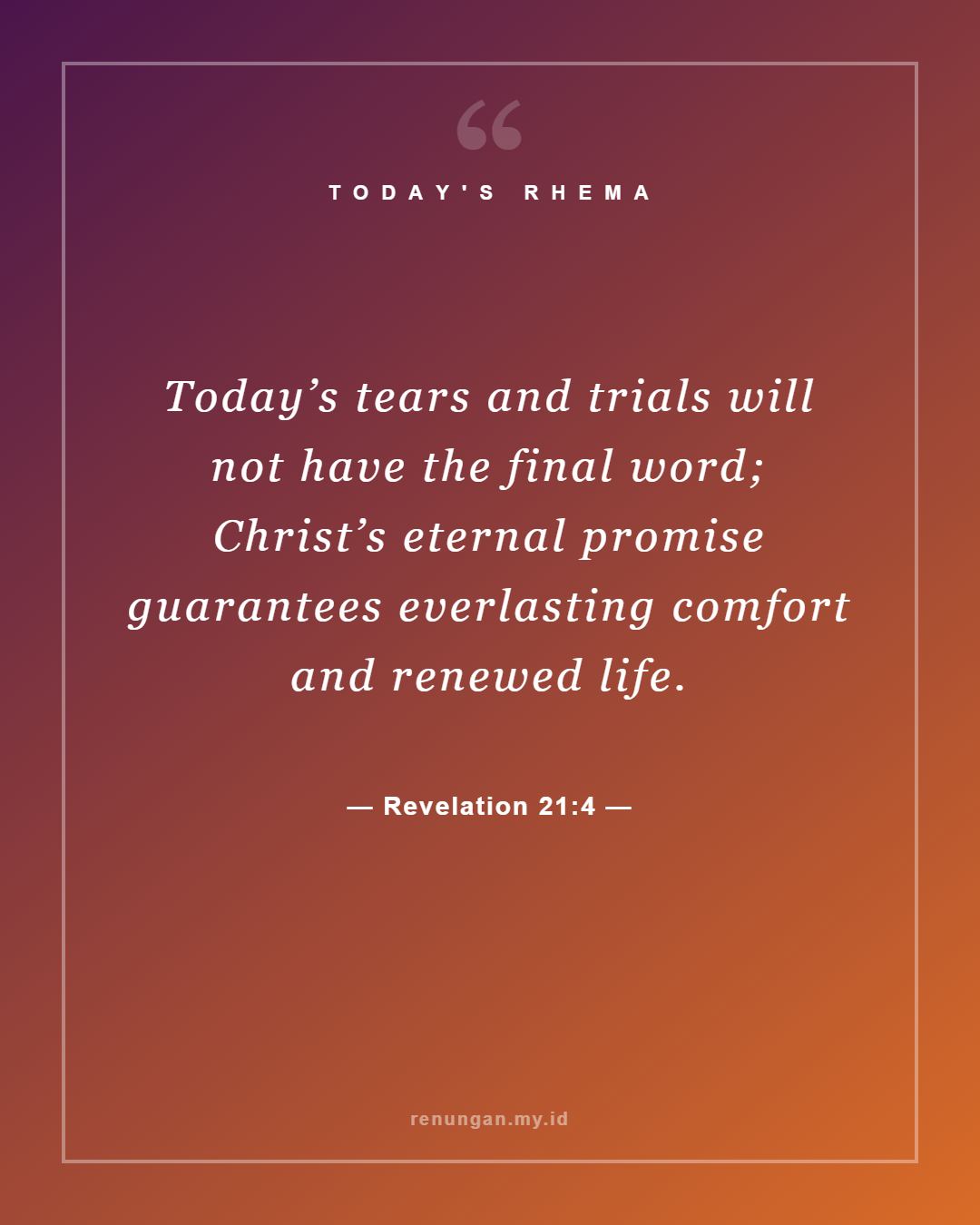 Revelation 21:4