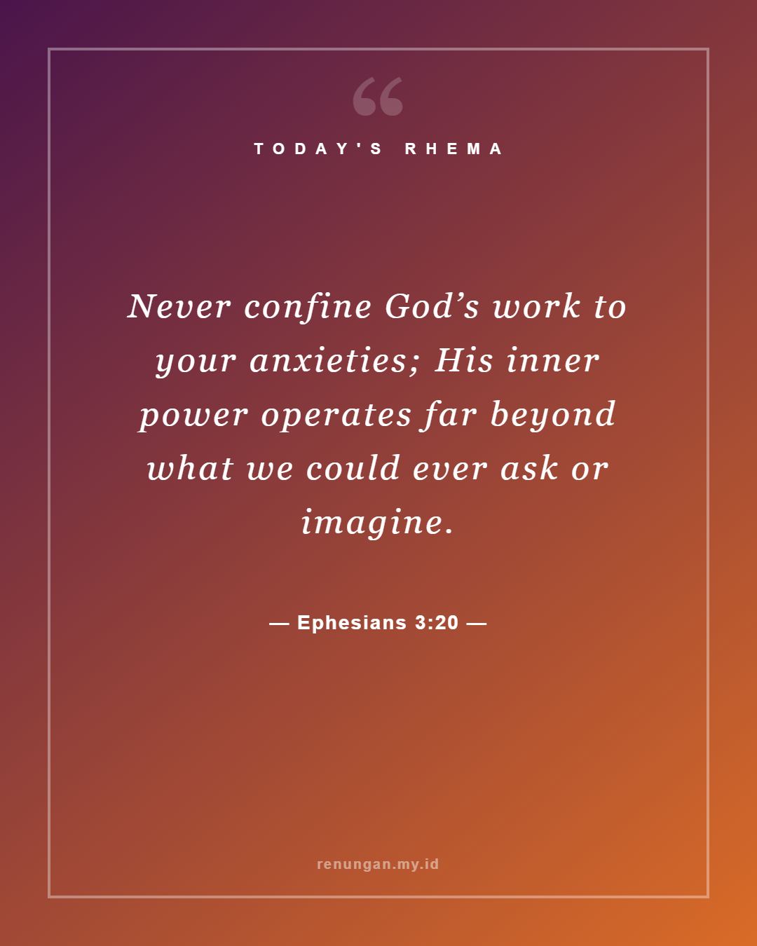 Ephesians 3:20
