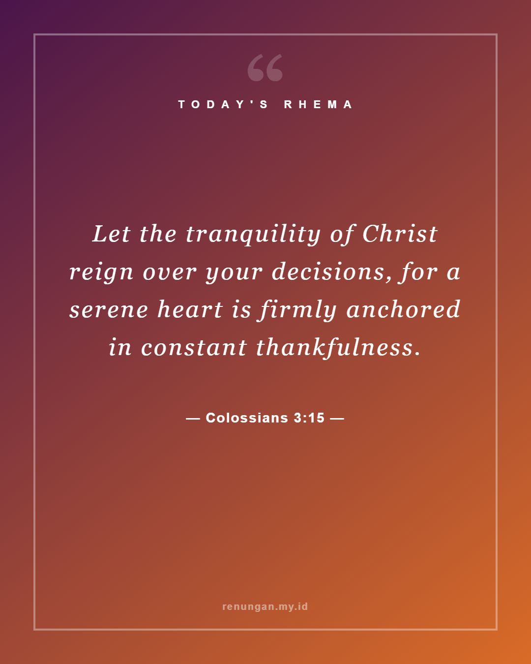 Colossians 3:15