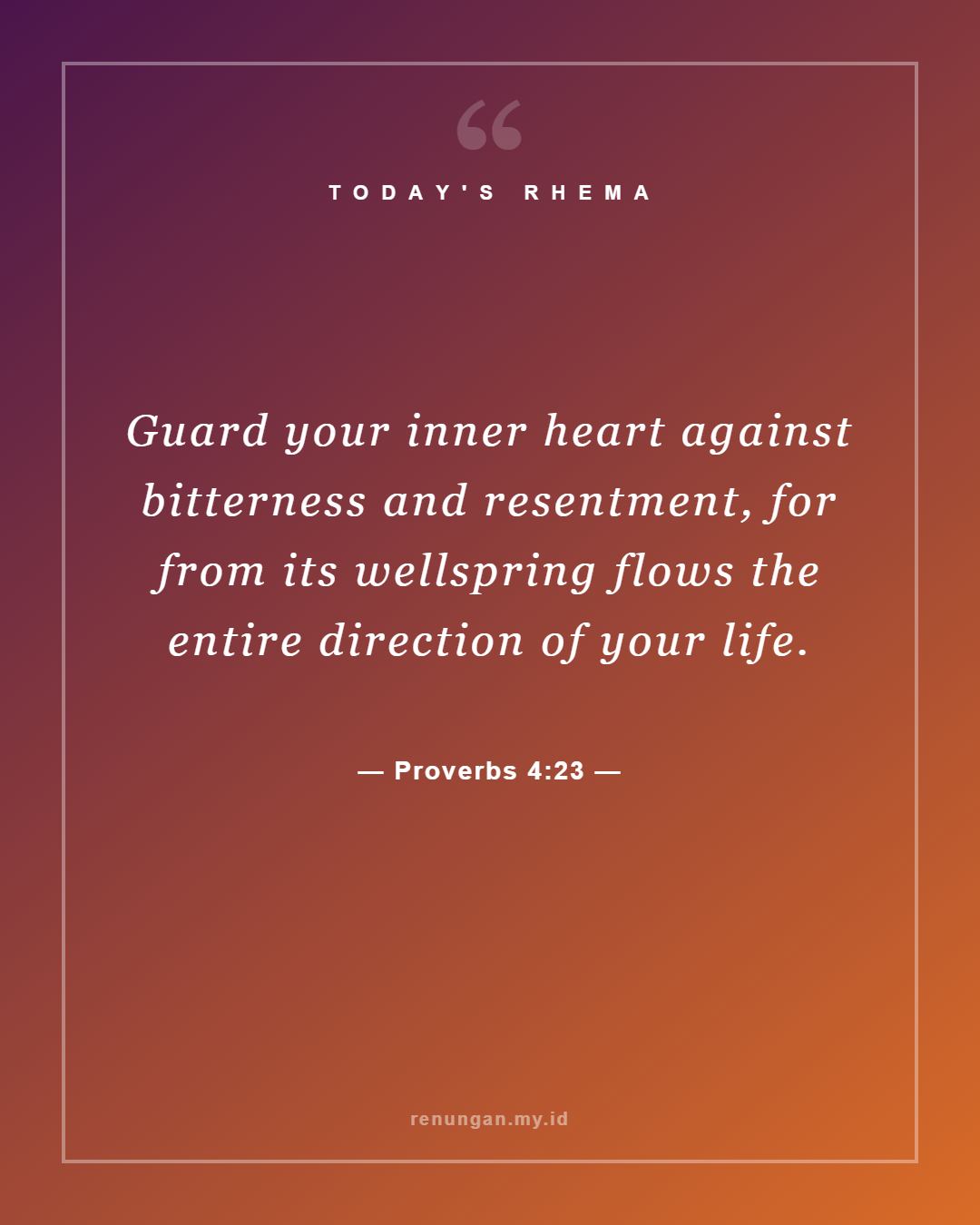 Proverbs 4:23