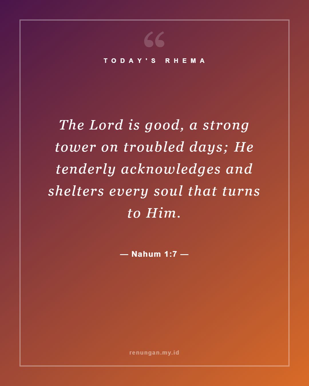 Nahum 1:7