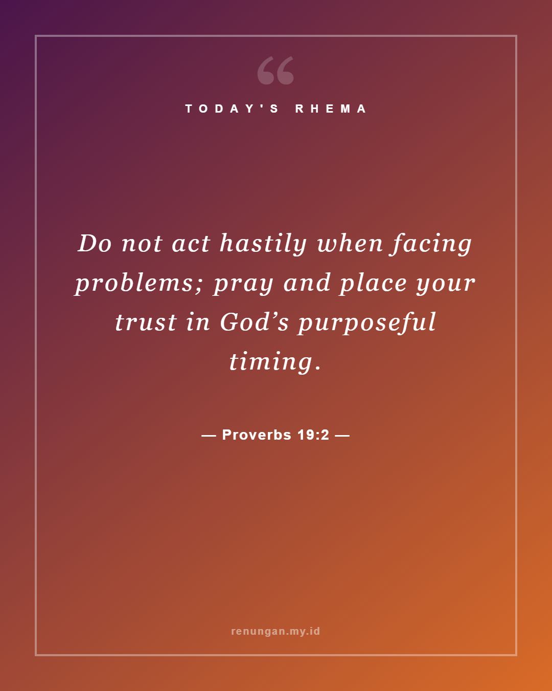 Proverbs 19:2