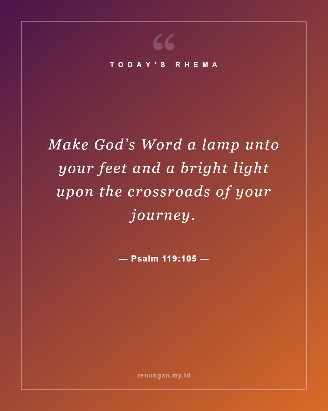 Psalm 119:105