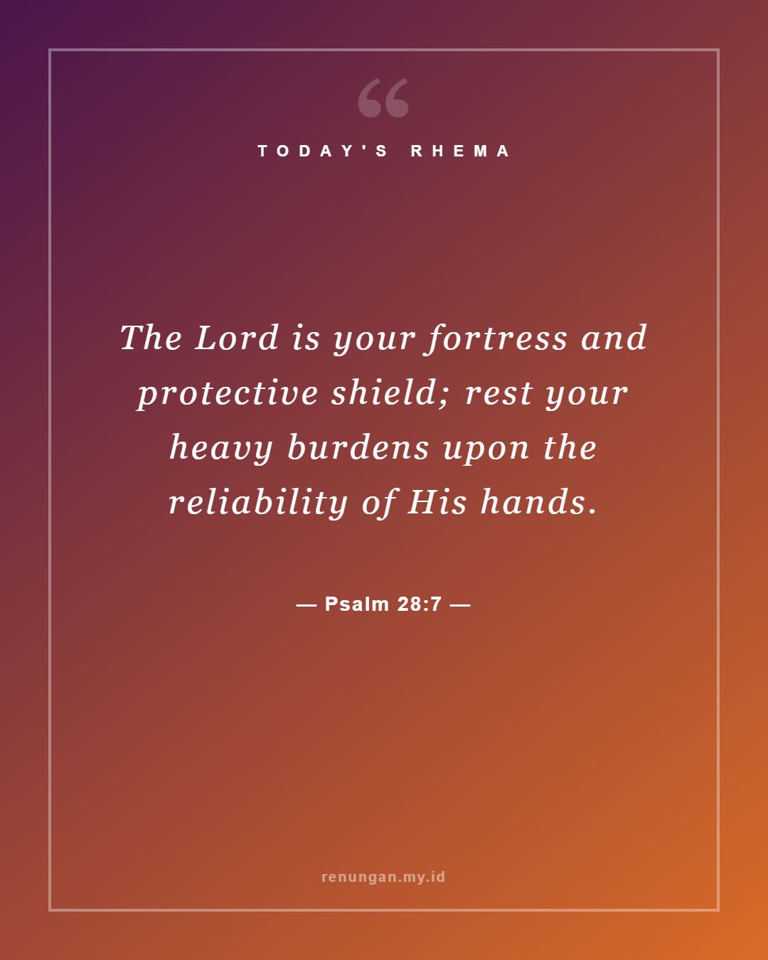 Psalm 28:7