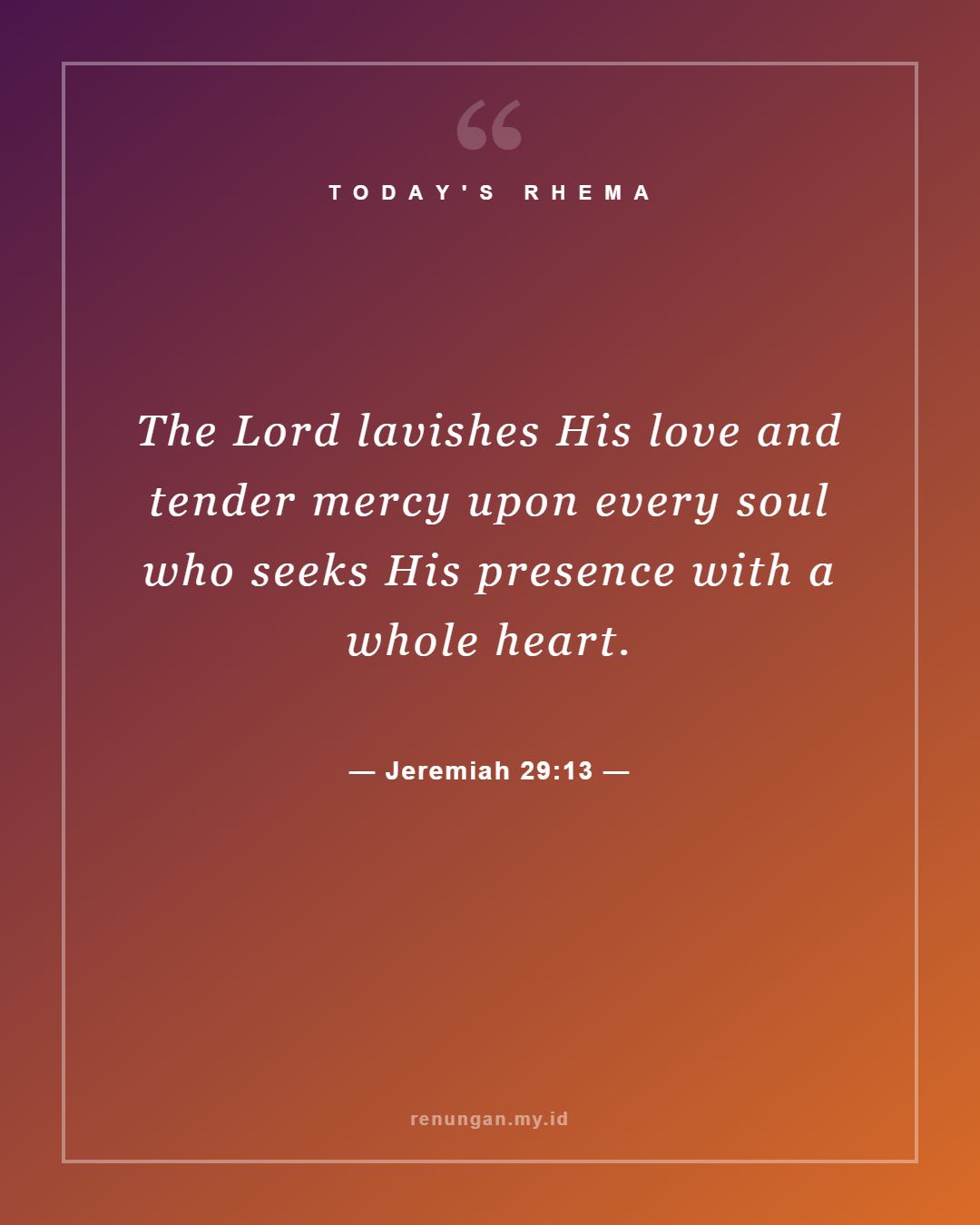 Jeremiah 29:13