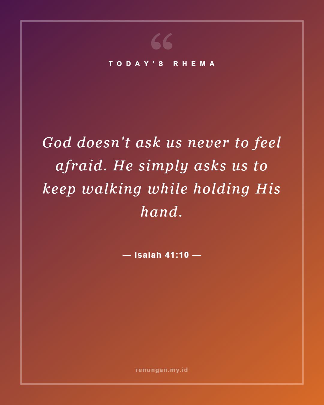 Isaiah 41:10