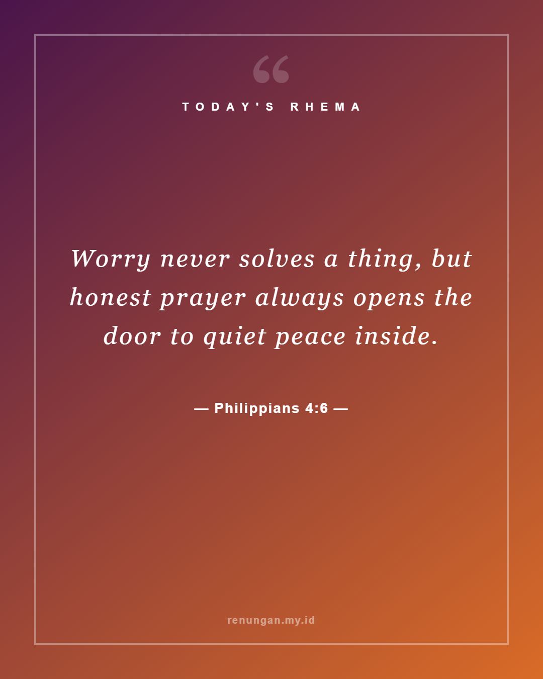 Philippians 4:6