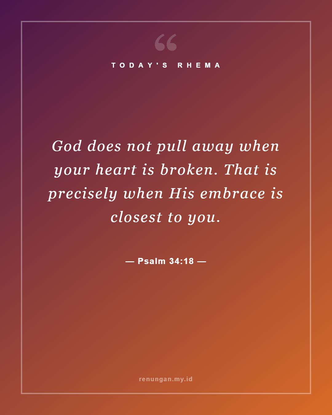 Psalm 34:18