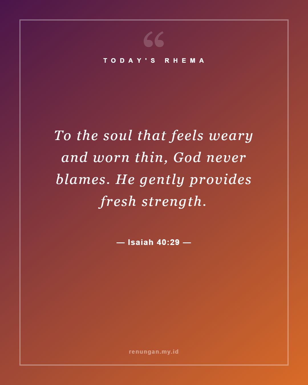 Isaiah 40:29