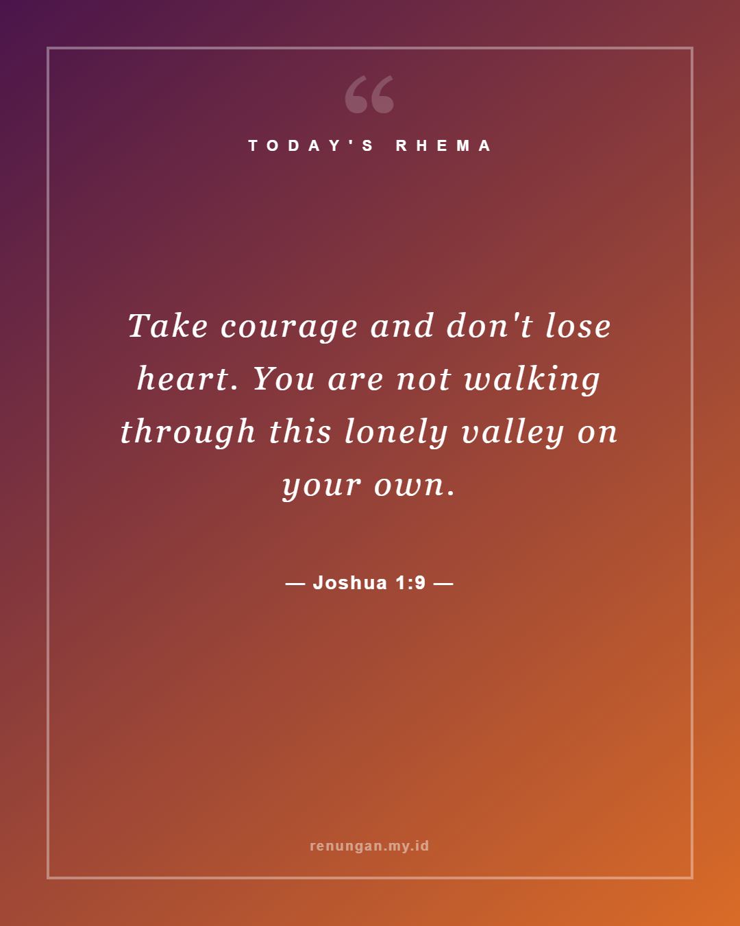 Joshua 1:9