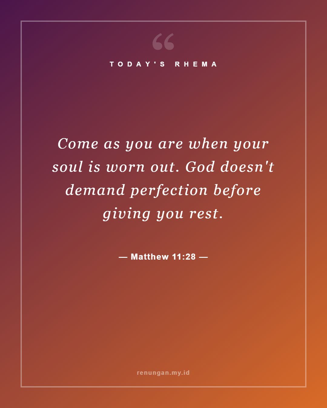 Matthew 11:28