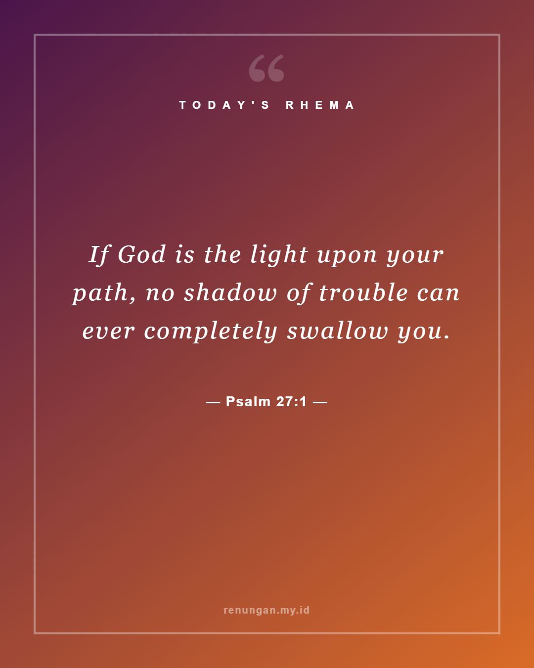 Psalm 27:1