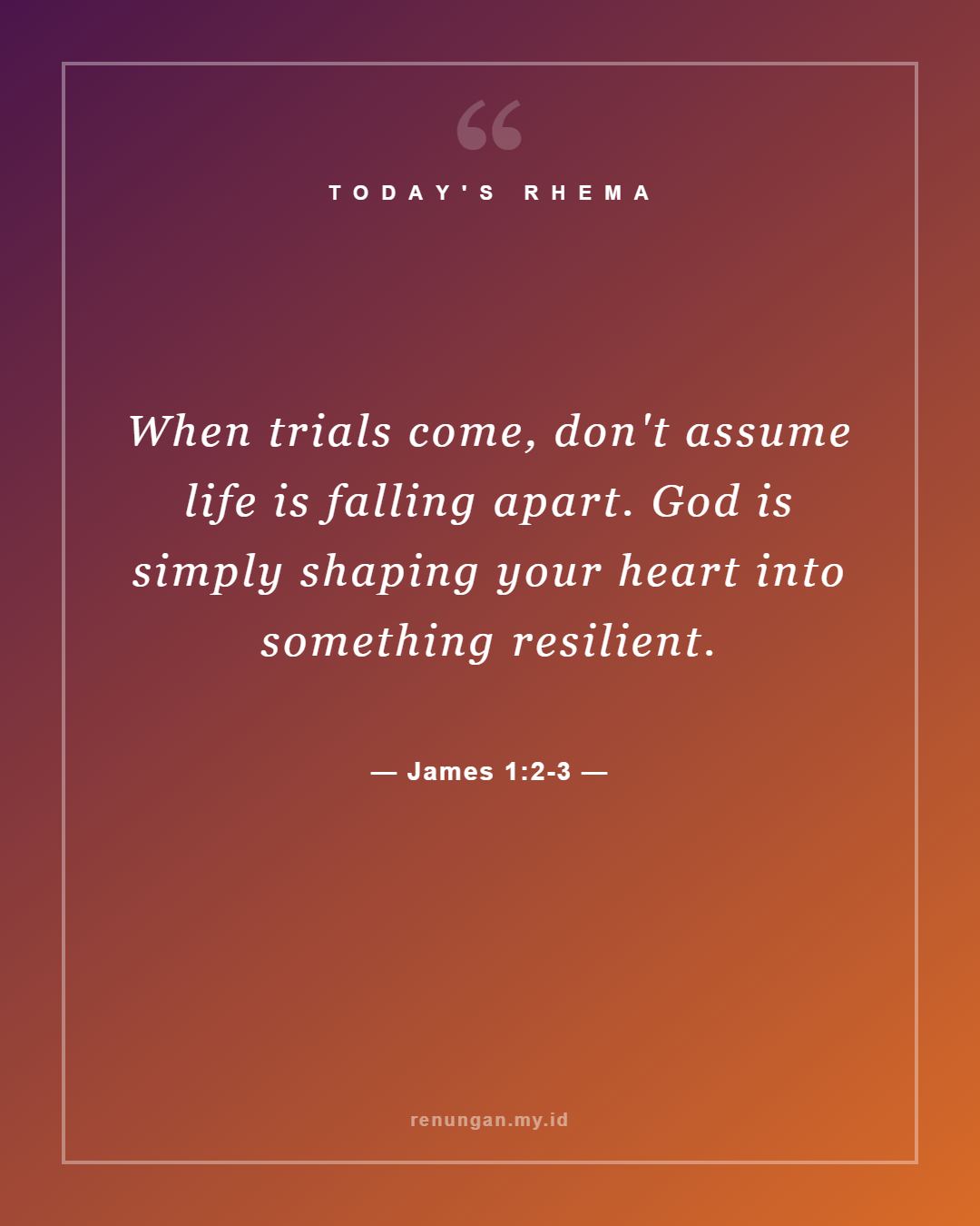 James 1:2-3