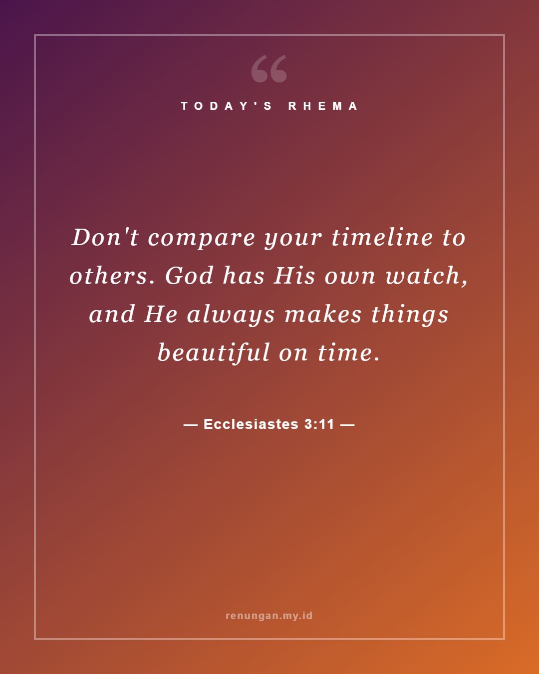 Ecclesiastes 3:11