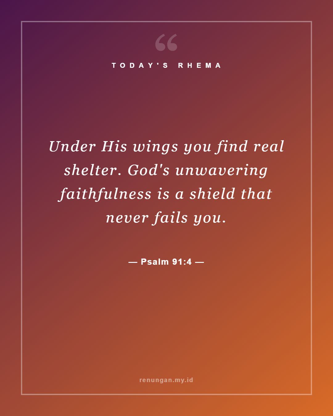 Psalm 91:4