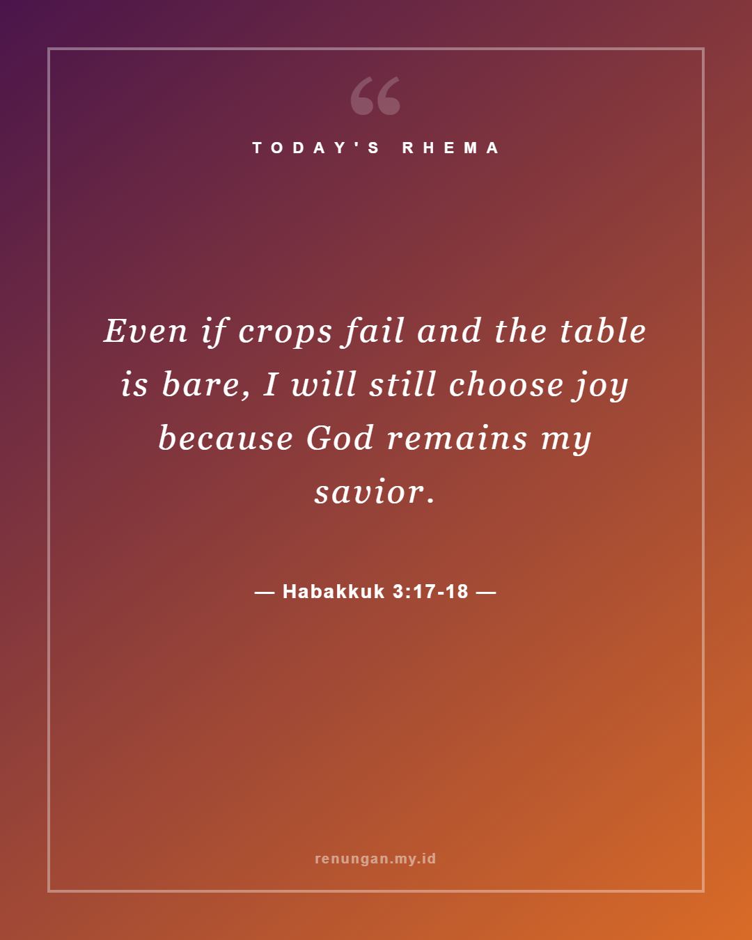 Habakkuk 3:17-18