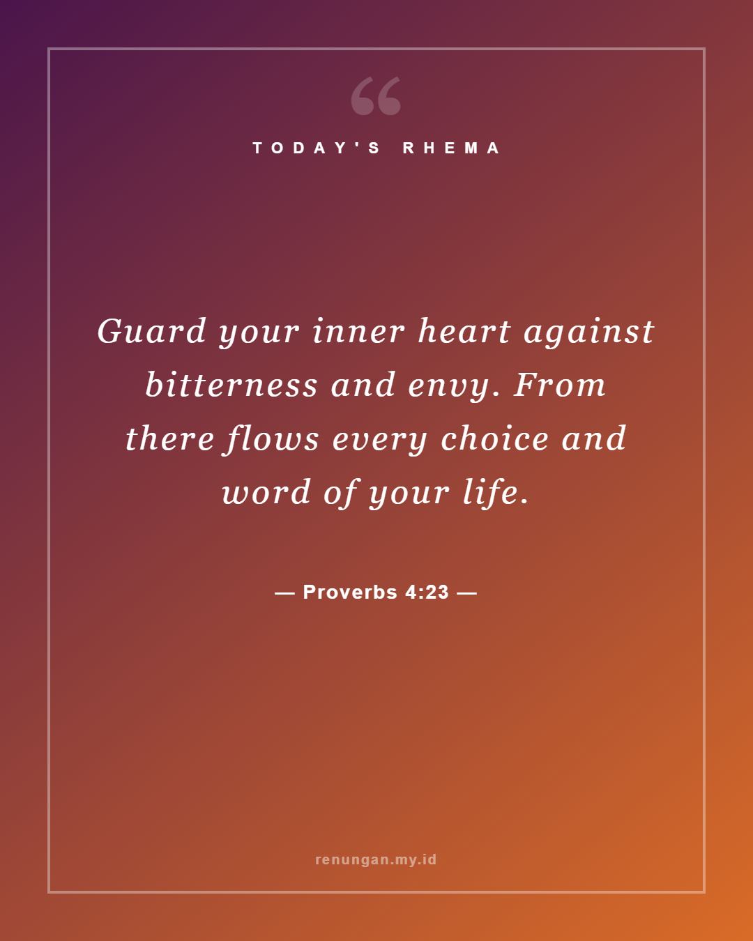 Proverbs 4:23