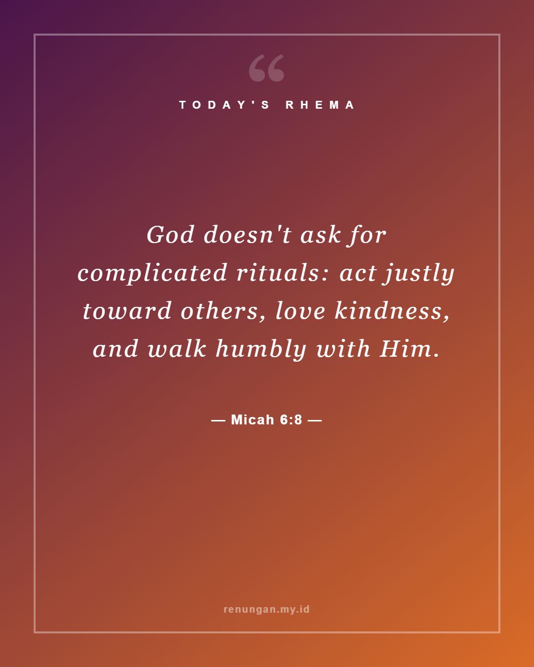 Micah 6:8