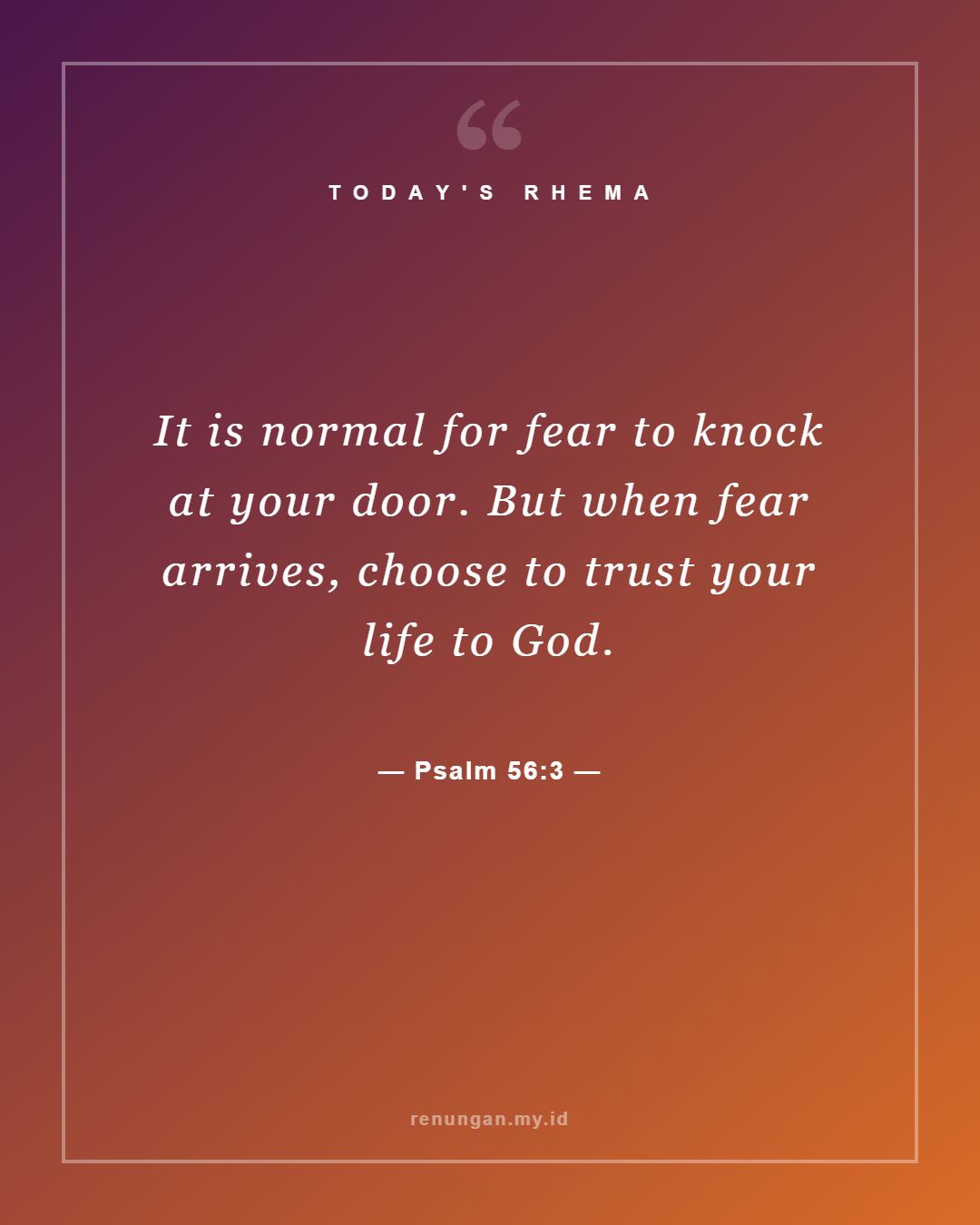 Psalm 56:3